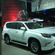 Bikes are also being used as accessories at the auto show.